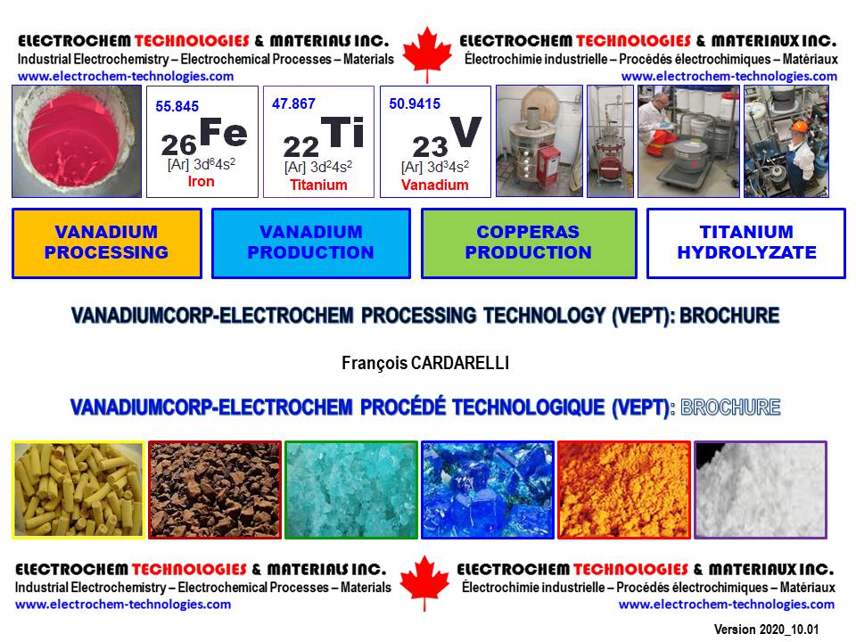 BROCHURE - VANADIUMCORP PROCESSING TECHNOLOGY (VEPT)