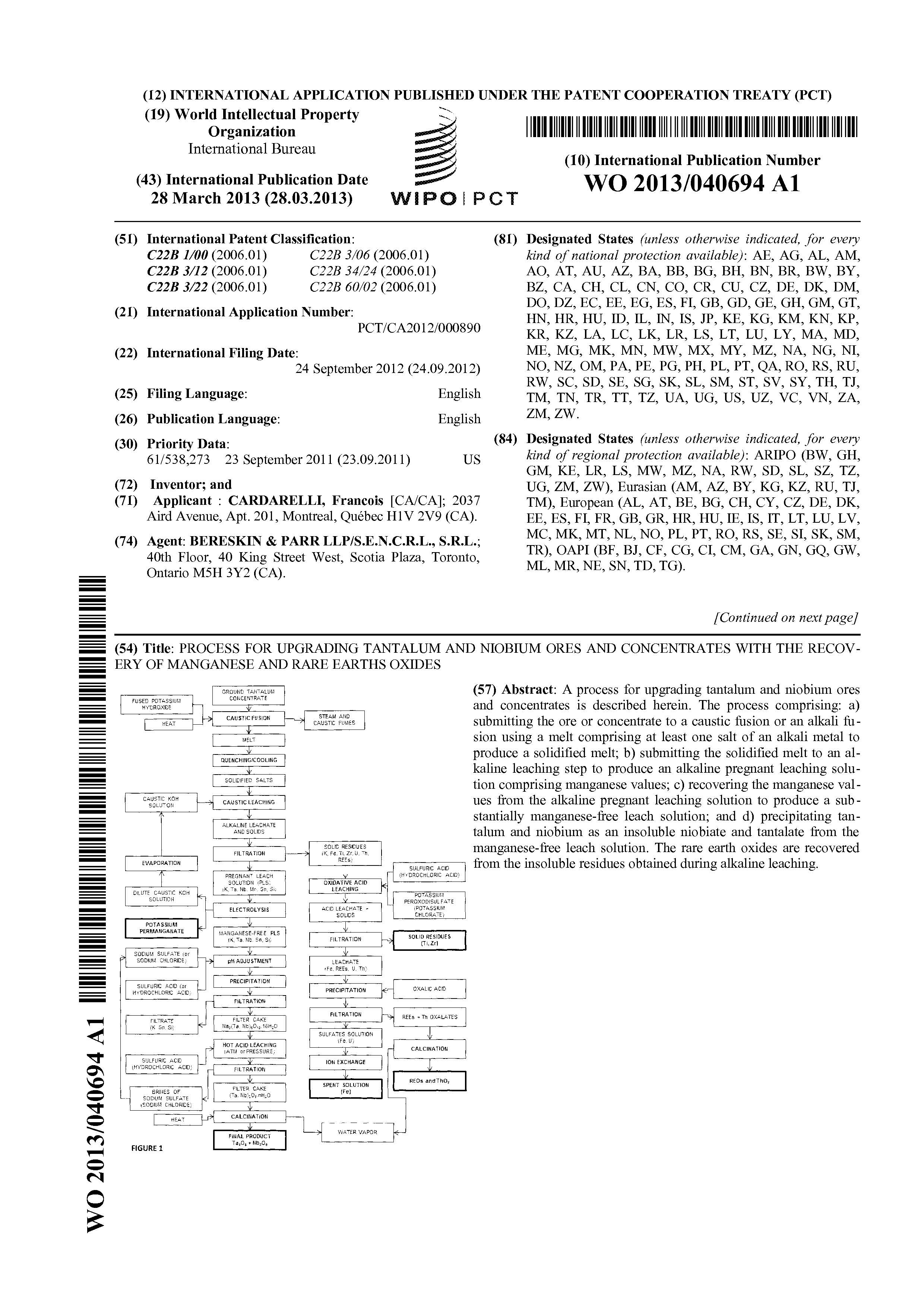 ELECTROCHEM TECHNOLOGIES & MATERIALS INC.